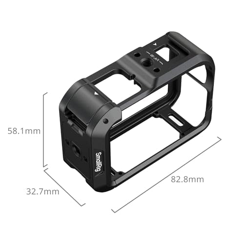 SMALLRIG Aluminum Cage for DJI Osmo Action 6 with Expansion Interfaces-5888 - style: Basic Cage