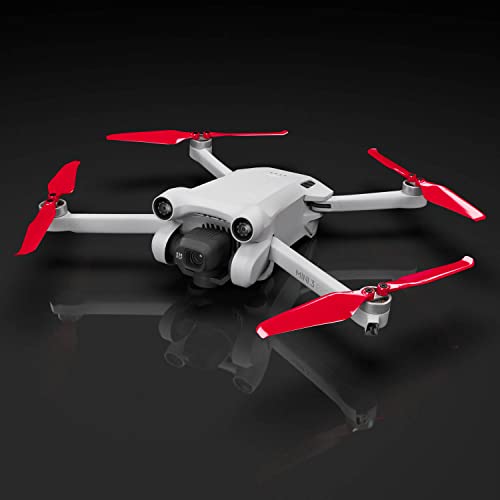 Master Airscrew Stealth Propellers for DJI Mini 3 Pro & Mini 4 Pro - Red, 4 propellers in Set - color: Red