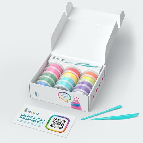 HEY CLAY Monsters Air Dry Clay for Kids Modeling Kit for Children Age 3+ - color: Monsters