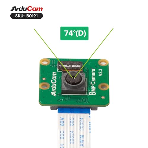 Arducam 8MP IMX219 Camera Module Compatible with NVIDIA Jetson Orin NX/AGX Orin, Fixed Focus - size: Fixed Focus