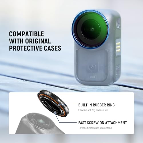NEEWER CPL Filter Compatible with DJI Osmo Nano, Screw On Adjustable Circular Polarizing Polarizer Action Camera Lens Filter Multicoated Optical Glass Accessories with Tempered Glass Screen Protector