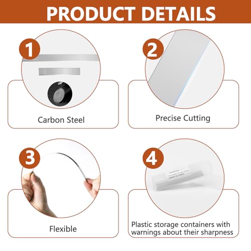 Basic Polymer Clay Tools, Acrylic Clay Roller Pin, Protect Fingers Polymer Clay Cutting Tools, Clear Rectangle Sheet Press Board Wire Texture Set Needle Detail Modelling Supplies -Starter Kit - size: 11