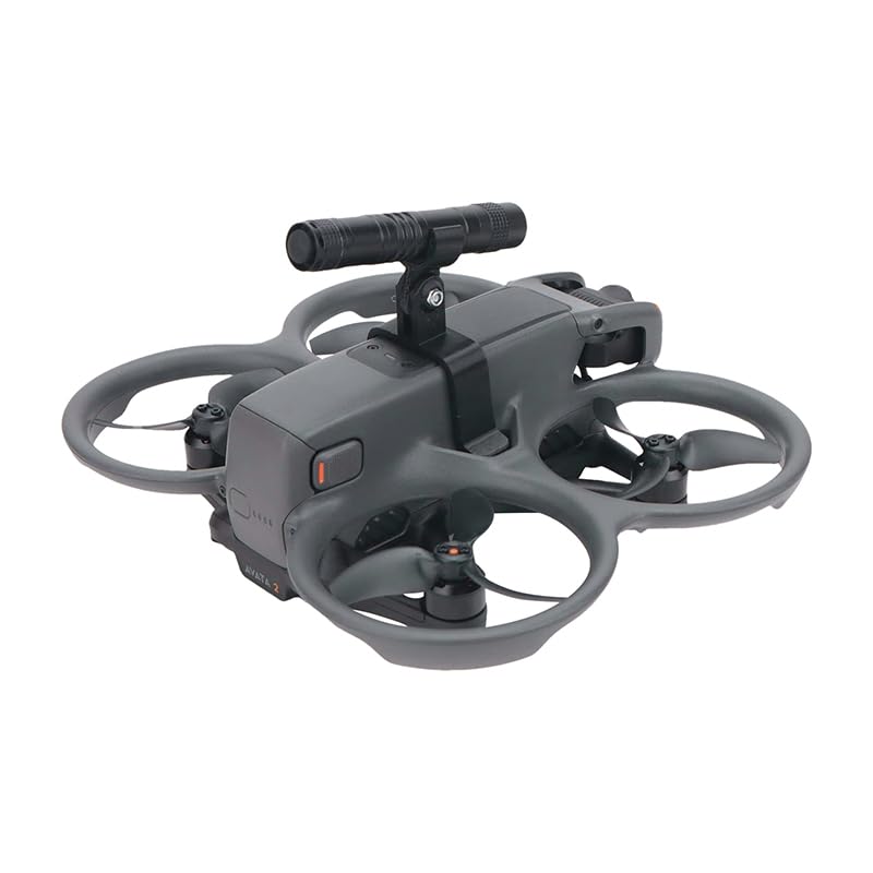 Drone Strobe Light Searchlight For DJI Avata 2 Night Flight Light Lamp with Mounting Bracket Adapter Clamp Holder for Avata 2 Accessories
