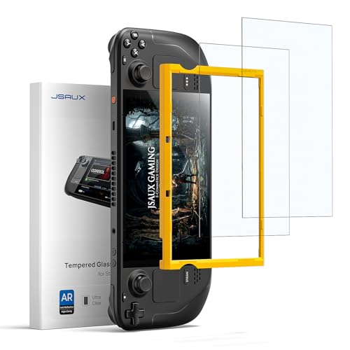 JSAUX 2-Pack Obsidian AR Screen Protector for Steam Deck OLED/LCD - color: Obsidian AR