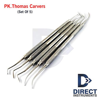 11 Pieces Set Dental Waxing Instruments Carving Kit Laboratory PK Thomas Wax Carvers Plaster Knife Lab Spatula