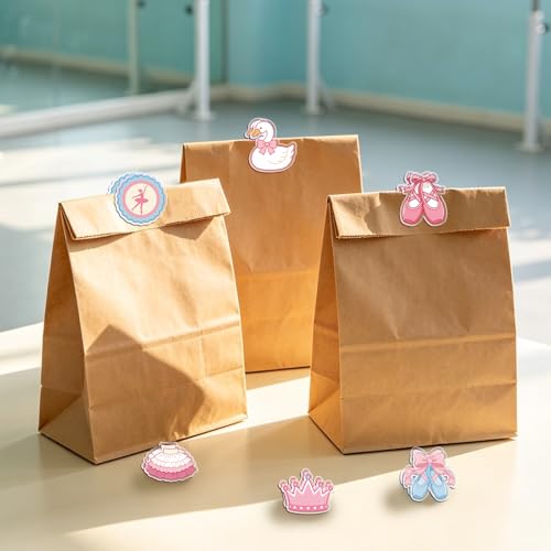 MAYJOYDIY 24Pcs Ballet Dance Acrylic Chip Clips Ballet Shoe Bow Bag Sealer - color: Ballet Dance
