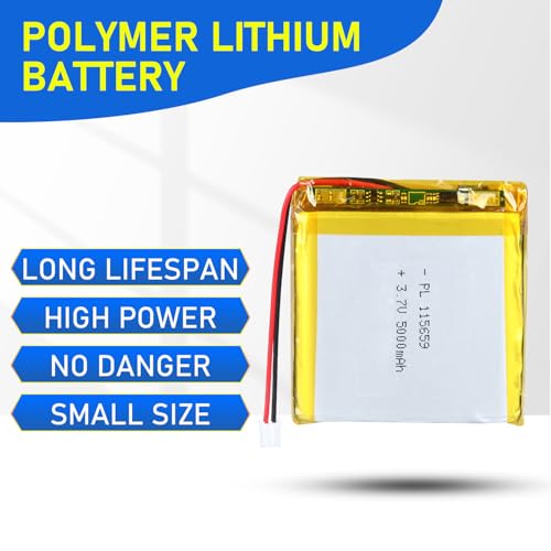 5000mAh 115659 Rechargeable Lithium Polymer Battery Pack - size: 5000mAh 115659