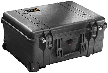 Pelican 1560 Case With Padded Dividers (Black) - color: Black, style: With Padded Dvidiers