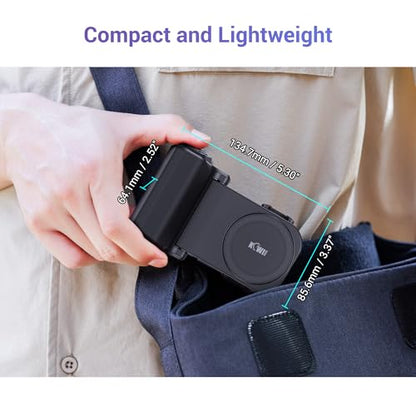 Phone Camera Grip with Remote Control for Smartphones Vlog Shooting - color: Clip on Phone Camera Grip Black