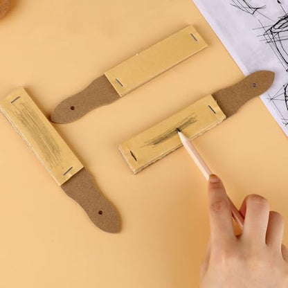 Sandpaper Sharpener, Sketch Sandpaper Pencil Sharpeners, 3-Pack - color: Pointed Handle