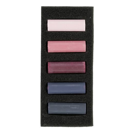 Rembrandt Soft Pastel Micro Set, 5-Piece Half Sticks, Earth Reds - color: Earth Reds, style: 5 Half Sticks in Micro Set