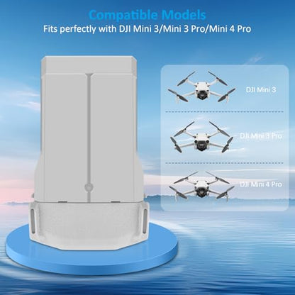 Mini 3 Series Intelligent Flight Battery Plus (2 Packs) with Bi-Directional Charging Hub for DJI Mini 3/3 Pro/4 Pro