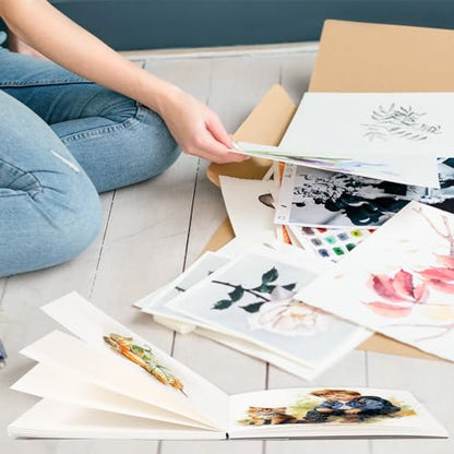 A5 Watercolor Paper Pad, 30 Sheets, Hot Press, 140 Lb/300 GSM