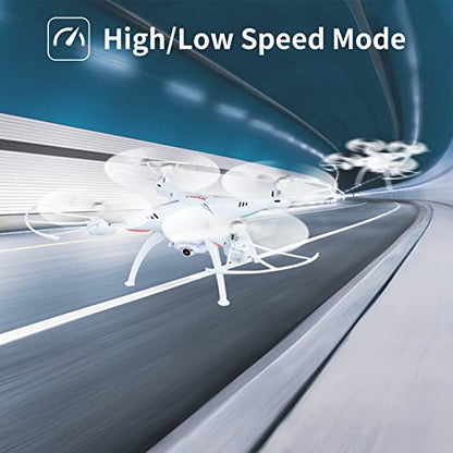 Cheerwing Syma X5SW-V3 FPV Drone with 720P Camera for Adults - color: White