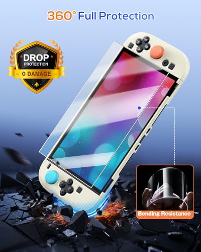 FYOUNG Protective Case for Nintendo Switch 2, Slim Hard Shell Accessories - color: Soft Yellow
