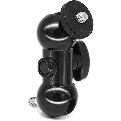 Anwenk Double Ballhead Ball Arm Camera Clamp Mount Monitor Mount Bracket with Super Clamp Compatible with Ronin M Ronin MX Freefly MOVI - color: DoubleBall+SuperClamp