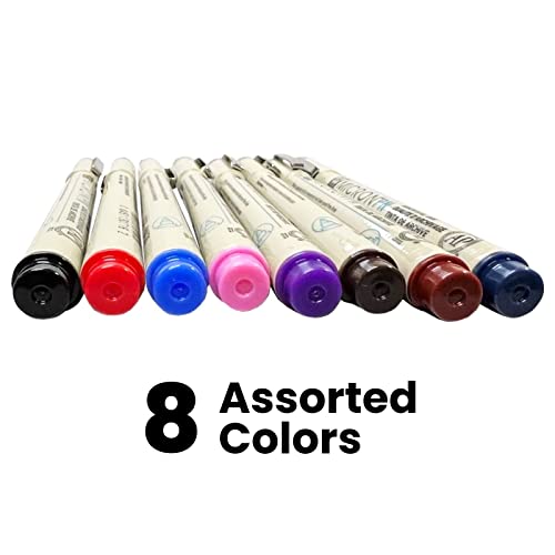 Sakura Cray-Pas Micron Pen Set 05 (.45mm) Micron Pen, 8 Count Micron Pens, Assorted Colors Drawing Pens
