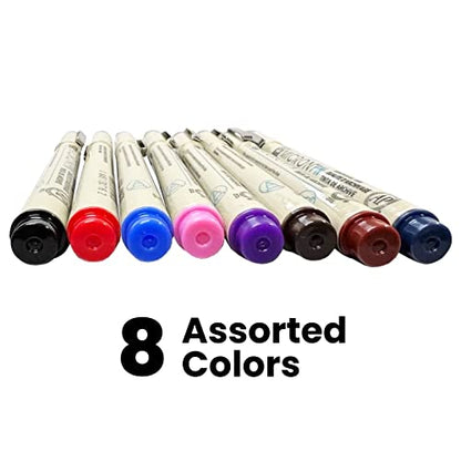 Sakura Cray-Pas Micron Pen Set 05 (.45mm) Micron Pen, 8 Count Micron Pens, Assorted Colors Drawing Pens