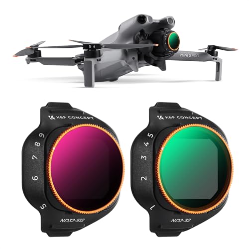 K&F CONCEPT Variable ND Filter Set for DJI Mini 5 Pro, ND2-32 & ND32-512 - style: ND2-32 & ND32-512