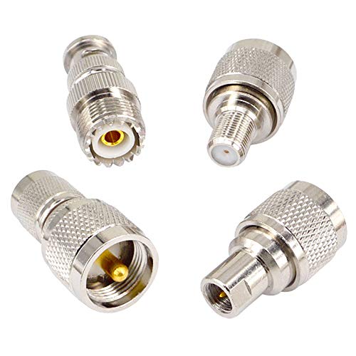 onelinkmore 20-Piece UHF Adapter Kit, PL-259/SO-239 to SMA, BNC and TNC