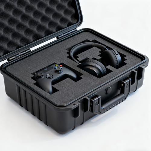 Egaageoi 4-Pack 16 x 12 x 2" Pre-Cubed Customization Gun Case Foam Inserts - color: Black, 4 Pcs, 16 x 12 x 2 Inch