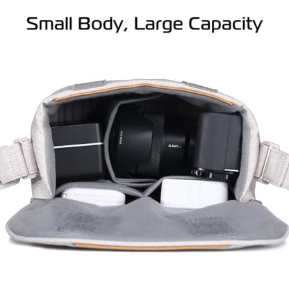 ULANZI 3L Camera Bag, Professional SLR/DSLR Crossbody Bag Shoulder Case - size: Grey 3-4 L
