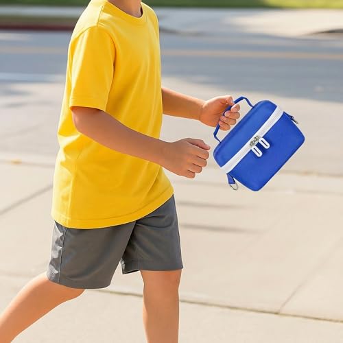 Againmore Case Compatible with Nex Playground Active Play System, Video Game Console Storage Holder Bag with Custom Slots for Device, HDMI Power Cord, Remote Control and Accessories-Blue(Box Only) - style: Blue Case