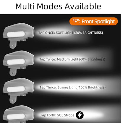 Searchlights Strobe Light with Drone Mount for DJI Avata 2 Spotlight Floodlight Bracket Support to Mount Night Flight Light to Drone with Action Camera Adapter for Insta360 GO 3S / GO3 - color: Searchlight+ Mounting bracket