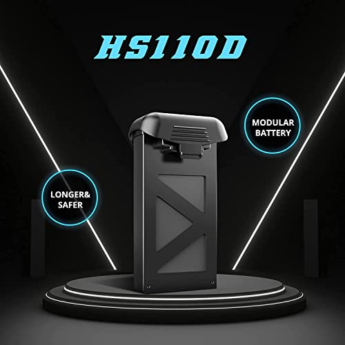 Holy Stone 3.7V 1000mAh Modular Rechargeable Li-po Battery (1 Piece) for RC Quadcopter Drone HS110D Black