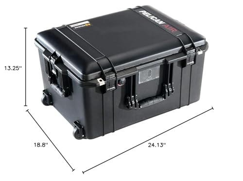 Pelican Air 1607 Case with Foam (Black) - color: Black, size: With Foam