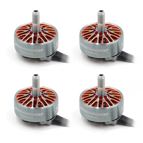 2306.5 2306 1700KV 4~6S / 2450KV 3~4S Brushless Motor 5mm Shaft for 5~6inch Propeller GF6042,GF5152,GF51466 Traversing Racing Drones DIY (4PCS 2306.5 2450KV) - style: 4PCS 2306.5 2450KV