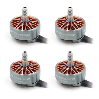 2306.5 2306 1700KV 4~6S / 2450KV 3~4S Brushless Motor 5mm Shaft for 5~6inch Propeller GF6042,GF5152,GF51466 Traversing Racing Drones DIY (4PCS 2306.5 2450KV) - style: 4PCS 2306.5 2450KV