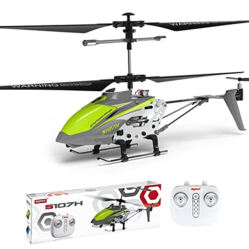 Remote Control Helicopter SYMA S107H Mini RC Helicopter with Gyro Green - color: Green