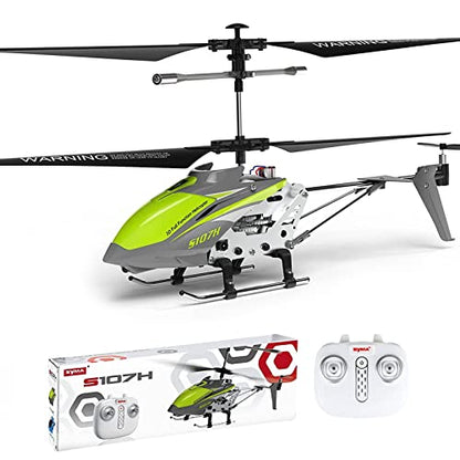 Remote Control Helicopter SYMA S107H Mini RC Helicopter with Gyro Green - color: Green