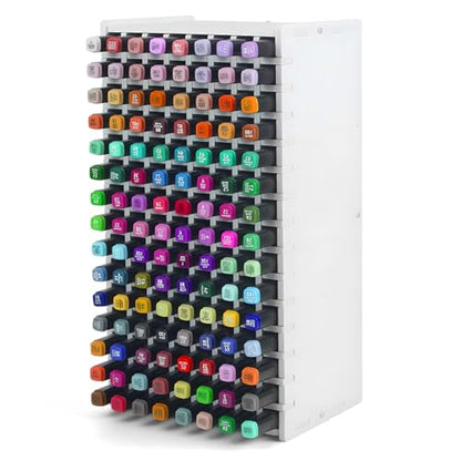 Marker Organizer,120 Slots Marker Holder Organizer with Removable Divider - size: 120 slots