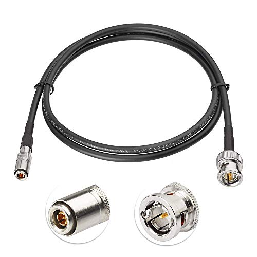 Superbat HD 3G SDI Cable 3ft DIN 1.0/2.3 to BNC Male Broadcast Patch Cable Belden 1855A for RED ARRI Blackmagic BMCC/BMPCC 4K Video Assist HyperDeck Kameras Monitor - color: 1pcs, size: 3ft