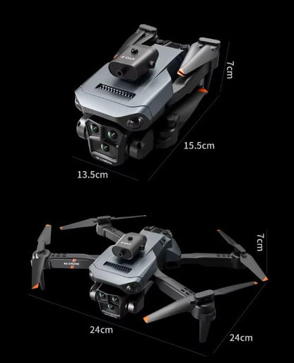 K6 Max FPV Foldable Drone 4K HD Camera, Optical Flow Hovering, 360° Roll, One-Key Start, 2 Batteries, 100m Range, for Adults and Teens 14+