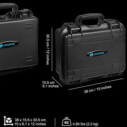 Lekufee Waterproof Hard Case for DJI Mavic 3 Pro, Mavic 3 Classic, Combo, DJI RC 2, RC N3/N2, Accessories(Case Only)
