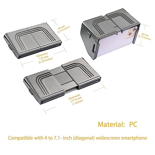 Foldable Sun Shade Visor for Mobile Phones Controllers Anti-Glare