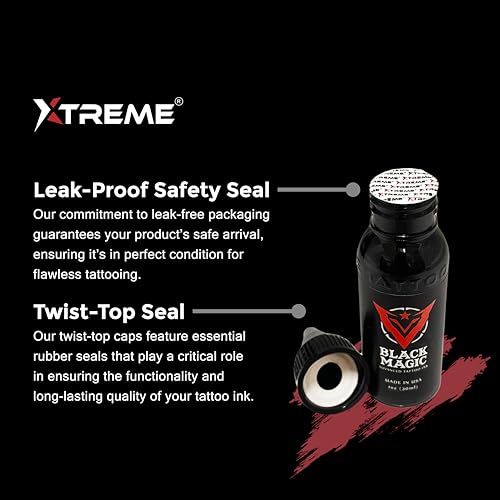 Xtreme Shading Solution, Achieve Seamless Transitions and Stunning Shading Effects with Our Versatile Tattoo Ink Enhancer, Elevate Tattoo Artistry (1 oz)