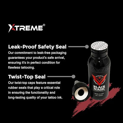 Xtreme Shading Solution, Achieve Seamless Transitions and Stunning Shading Effects with Our Versatile Tattoo Ink Enhancer, Elevate Tattoo Artistry (1 oz)
