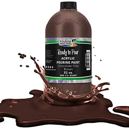 Pouring Masters Chocoloate Brown 32-oz Ready to Pour Acrylic Pouring Paint