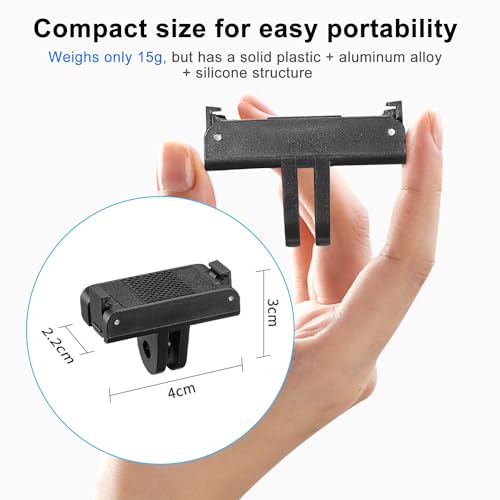 FiTSTILL Magnetic Quick Release Adapter for DJI OSMO 360/Action 5 Pro /4/3 - size: DJI OSMO 360&Action 5 Pro/4/3