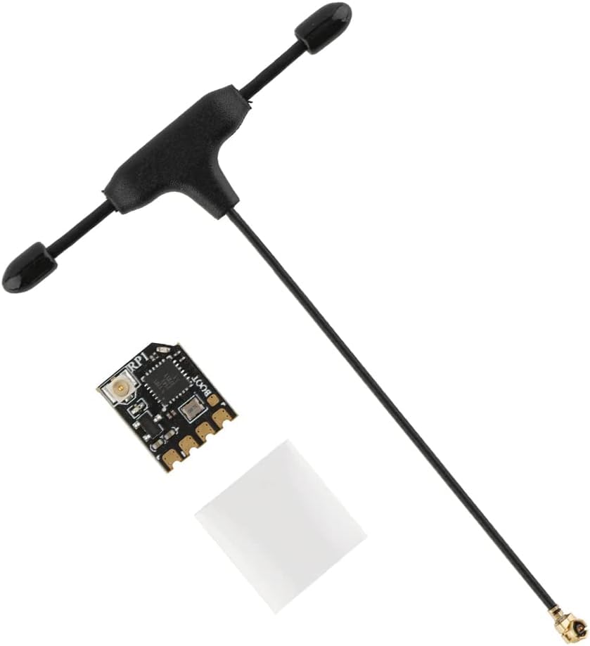 Radiomaster ELRS Receiver RP1 2.4GHz ExpressLRS Nano Receiver with 65mm UFL T Antenna for ELRS FPV Remote Controller Ideal for FPV Drone/Tiny Whoop/Fixed-Wing RC Plane