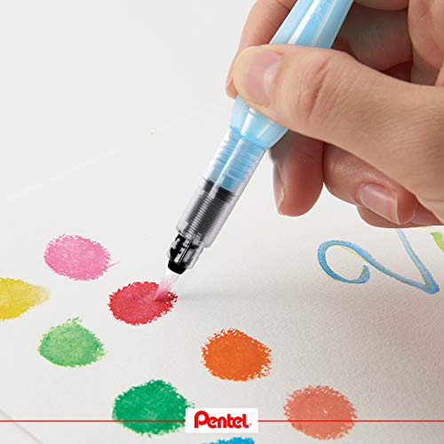 Pentel Arts Aquash Water Brush, Small Brush, Fine Point Tip, 1 Pack (FRHFBP) - style: Fine