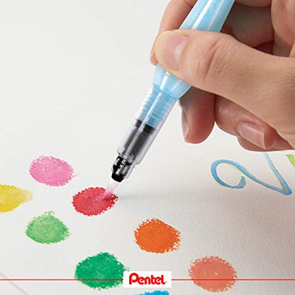 Pentel Arts Aquash Water Brush, Small Brush, Fine Point Tip, 1 Pack (FRHFBP) - style: Fine