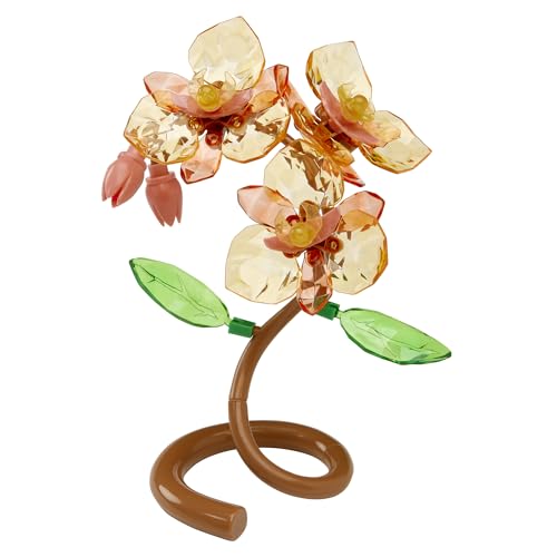 RoseArt Crystal Gem Creations Orchid Flower Kit, Ages 8+ - style: Orchid Flower