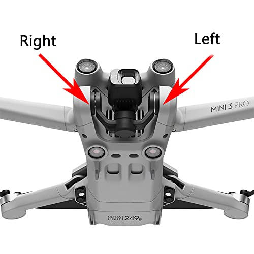 iMusk 1 Pair Replacement Mini 3 Pro/Mini 3 Vibration Absorption Gimbal Camera Damper Rubber Cushion Repairing Parts for DJI Mini 3 Pro Drones - style: 1 Pair
