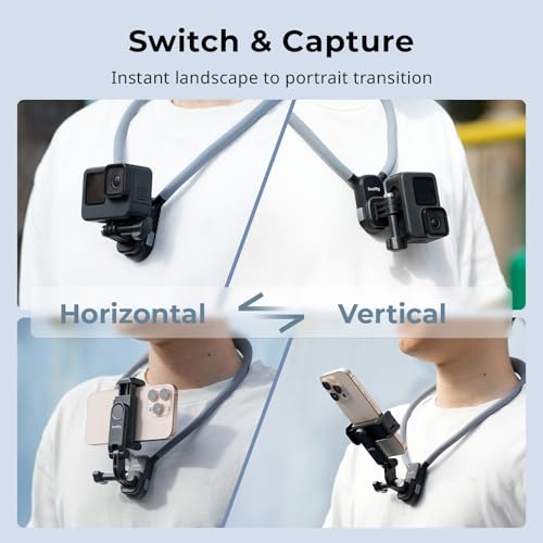 SMALLRIG Quick Release Magnetic Neck Mount for Action Cameras & Phones - style: for Action Cam & Phone