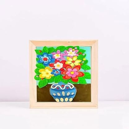 Square Wooden Canvas Painting Board Wood Canvas Panels 10 Pcs - size: 6inch